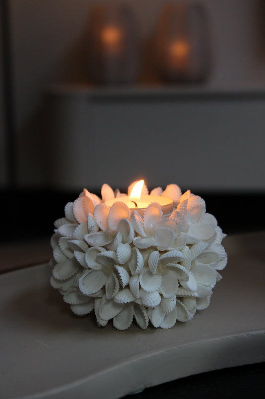 WAXINELICHTHOUDER | FLOWER | SCHELP