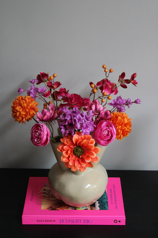 TOETER VAAS | INCL BOEKET