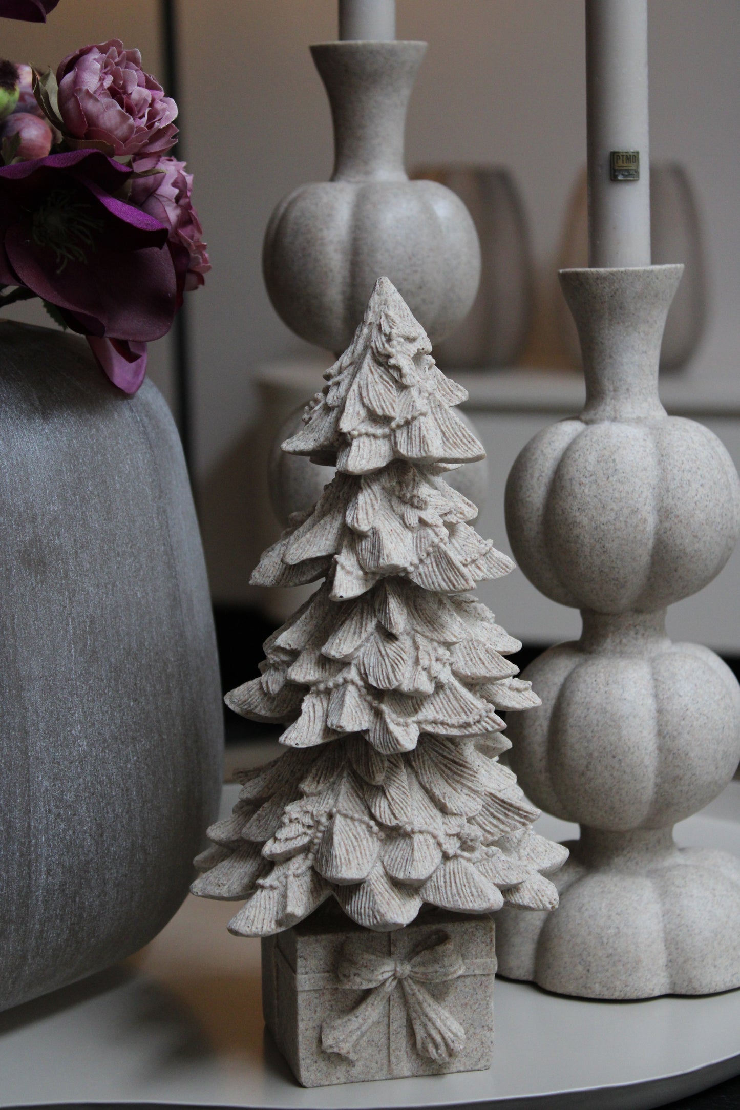 CHRISTMAS TREE | LIGHT & LIVING | SAND | 25CM