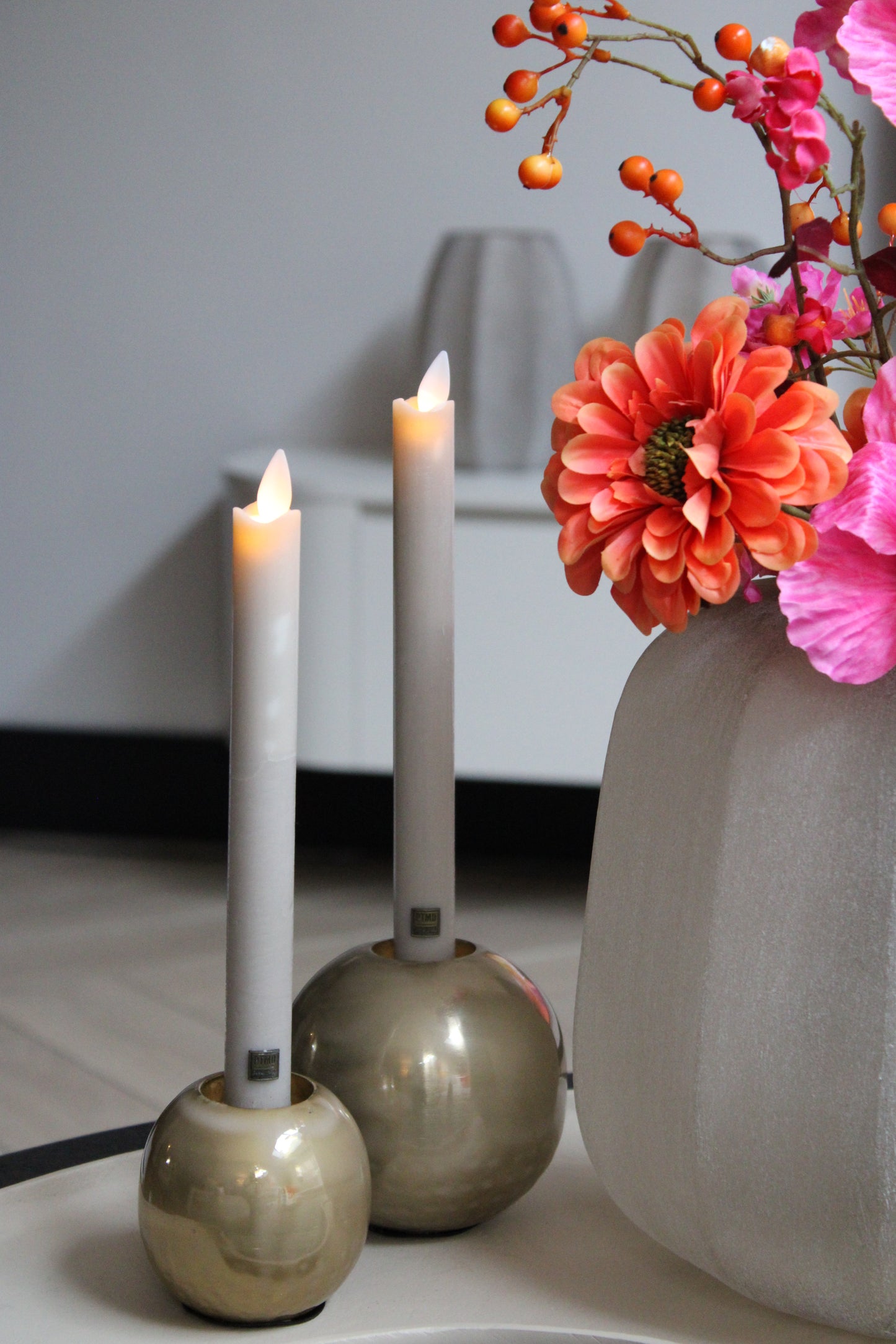 COUNTRYFIELD KANDELAAR | PARELMOER | SET VAN 2