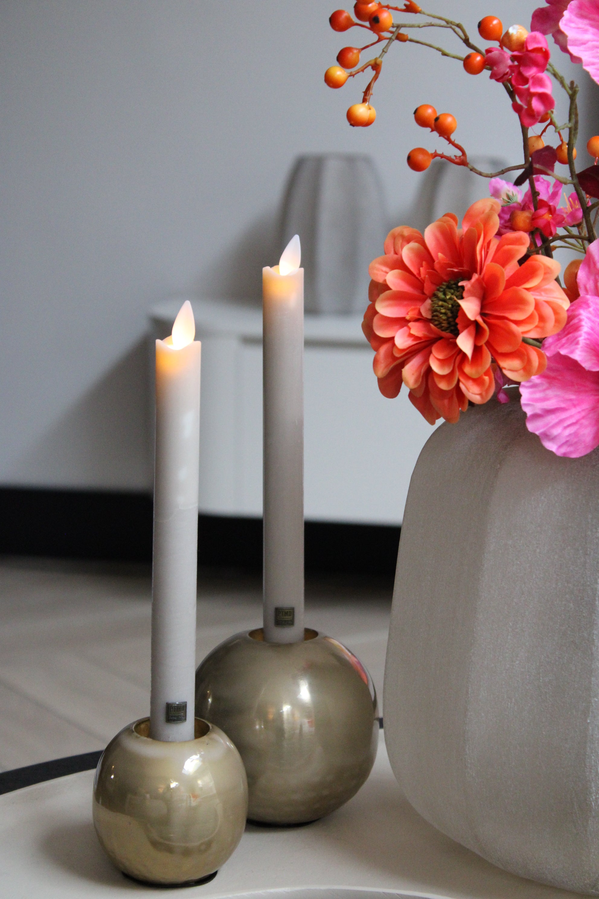 COUNTRYFIELD KANDELAAR | PARELMOER | SET VAN 2