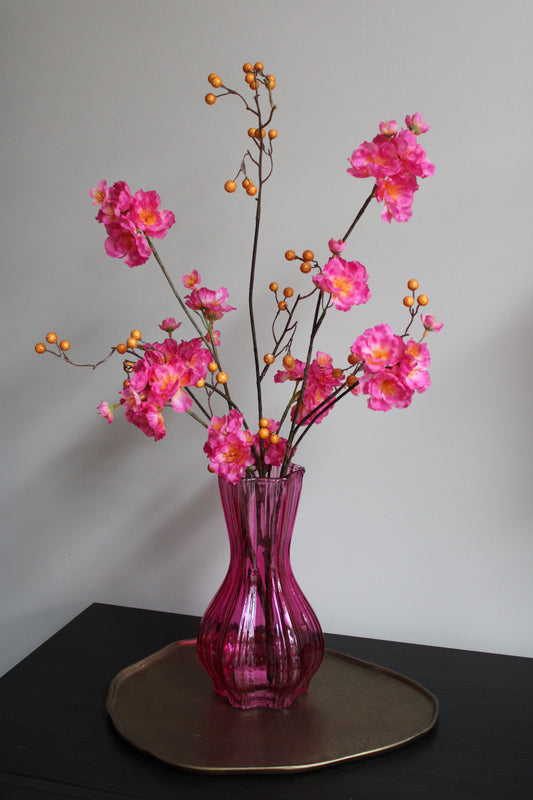 BOEKET BELLA | INCL VAAS | FUCHSIA