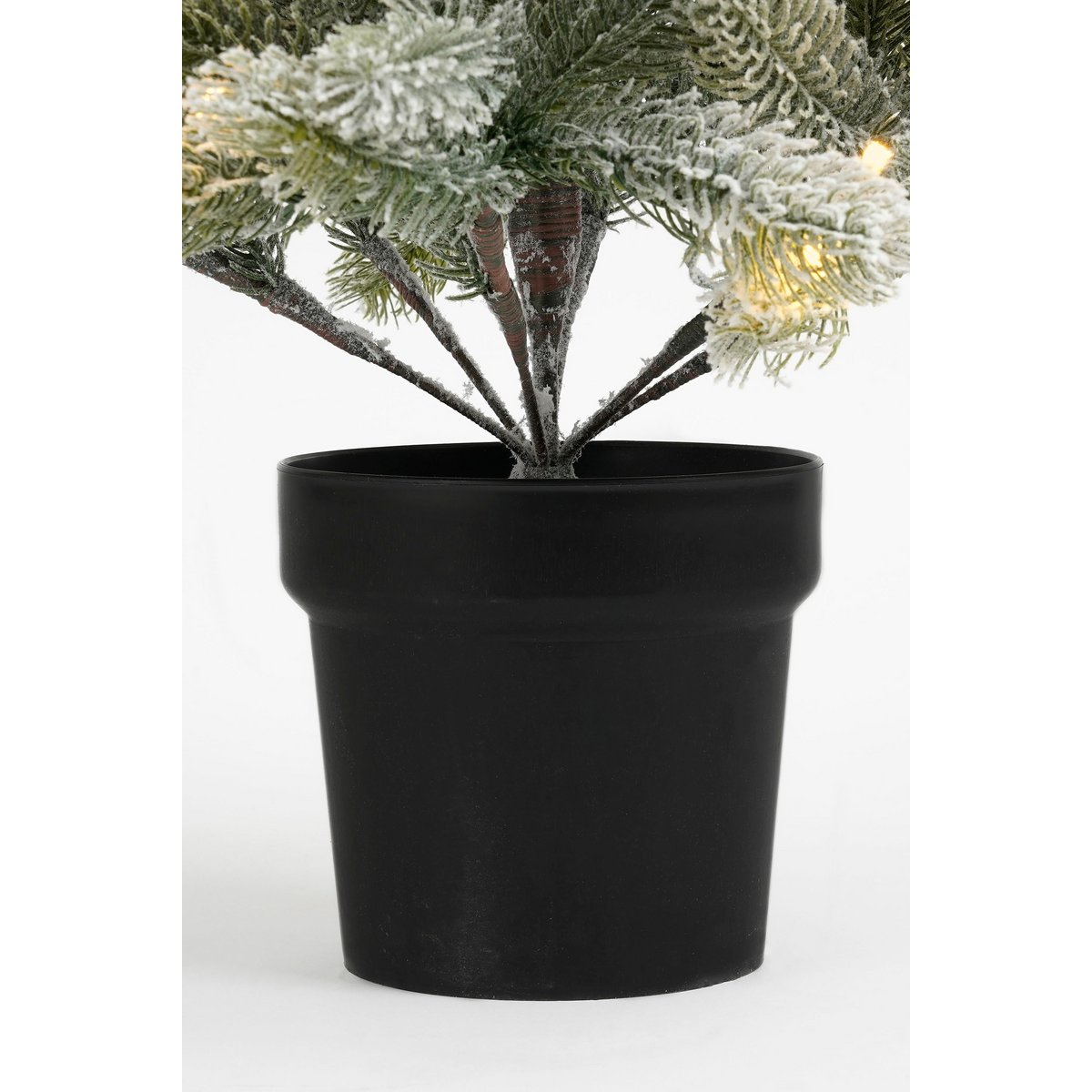 Nagoya Kunstkerstboom in Pot met LED Verlichting en Timerfunctie - H90 x Ø55 cm - Groen