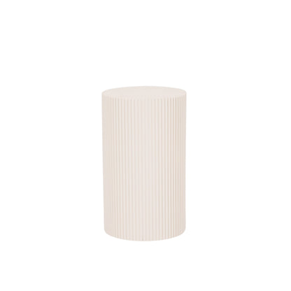 Bijzettafel / pilaarcilinder - MDF - zand - 30x54cm