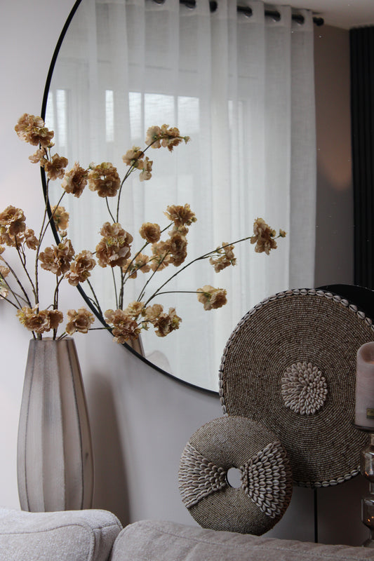 XL ZIJDEN BLOESEMTAK | CREAM | 115CM