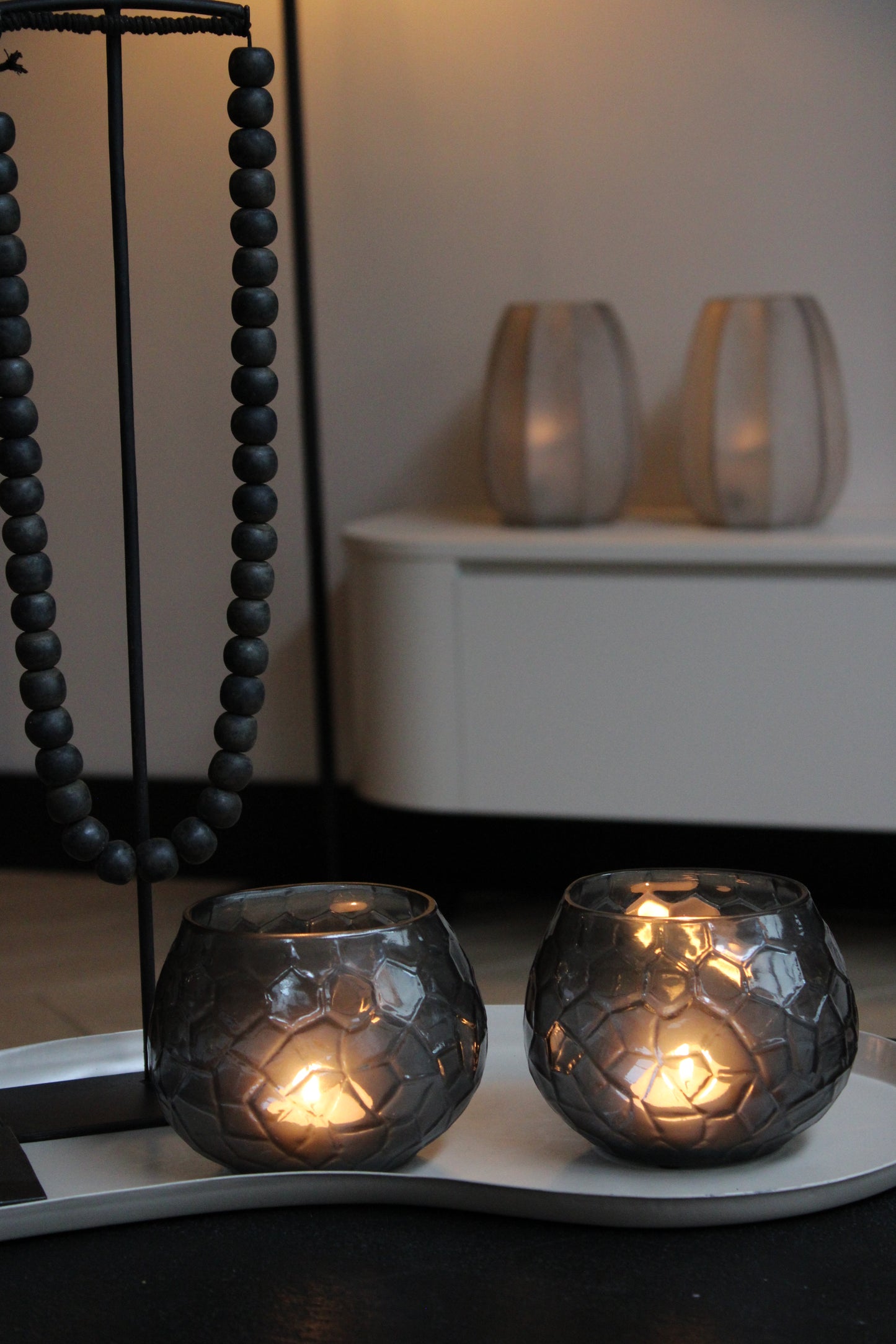 LUXE THEELICHTHOUDER | SMOKE | BOWL