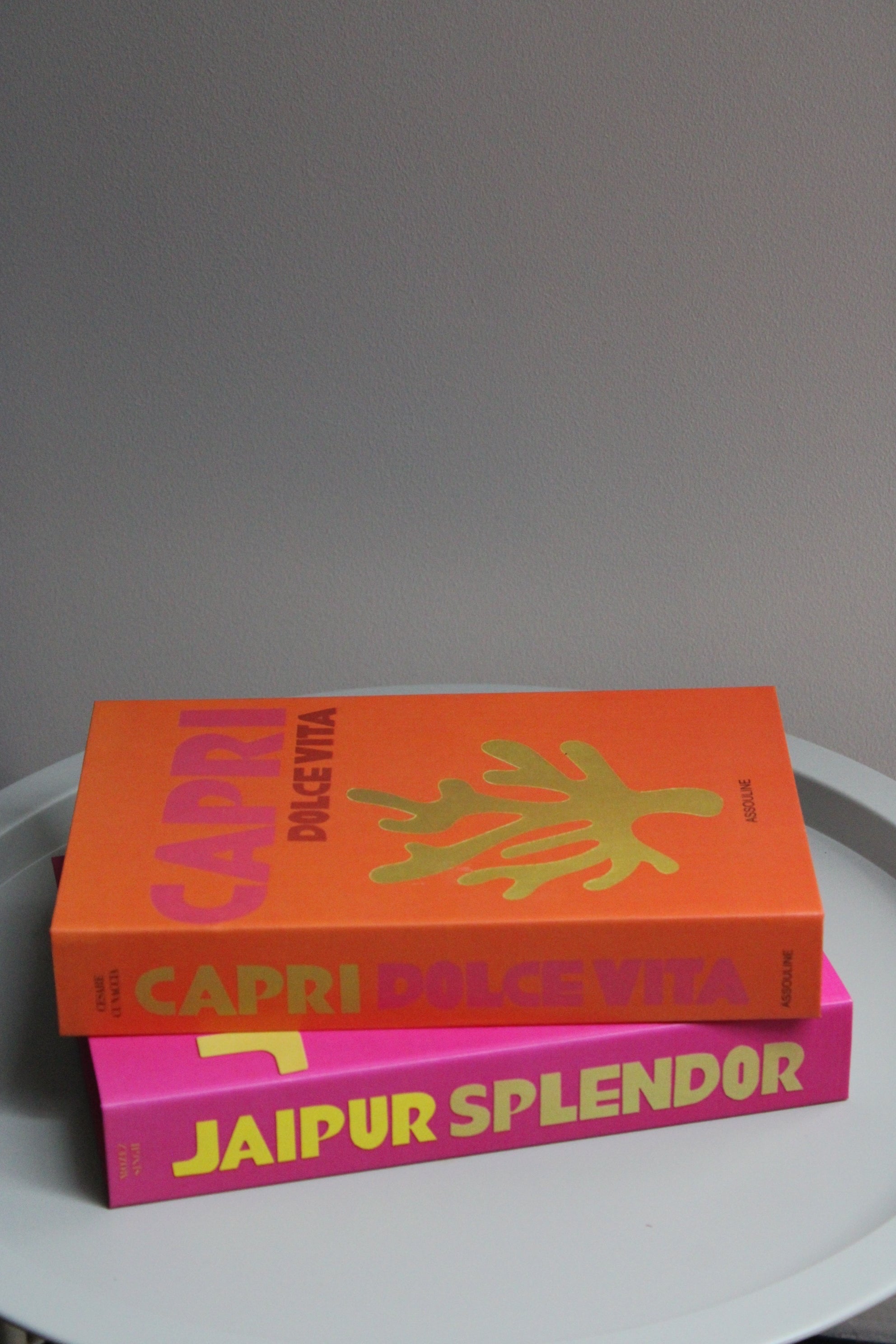 DECORATIE BOEK | ORANJE \ FUCHSIA