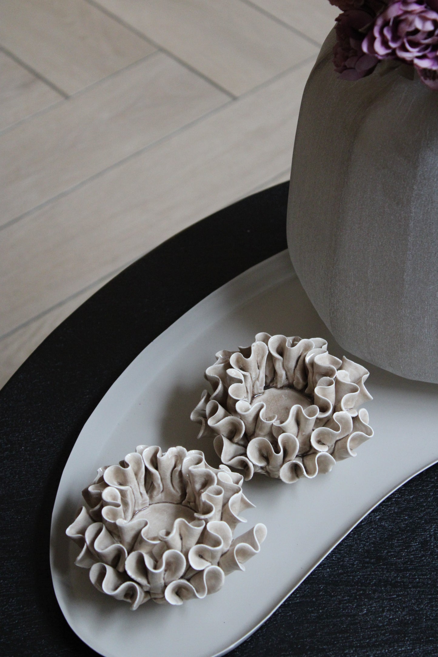 WAXINEHOUDER | SPORES | BEIGE