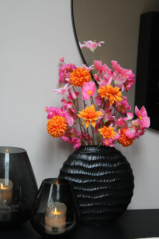 ZIJDEBOEKET LOUA - PINK