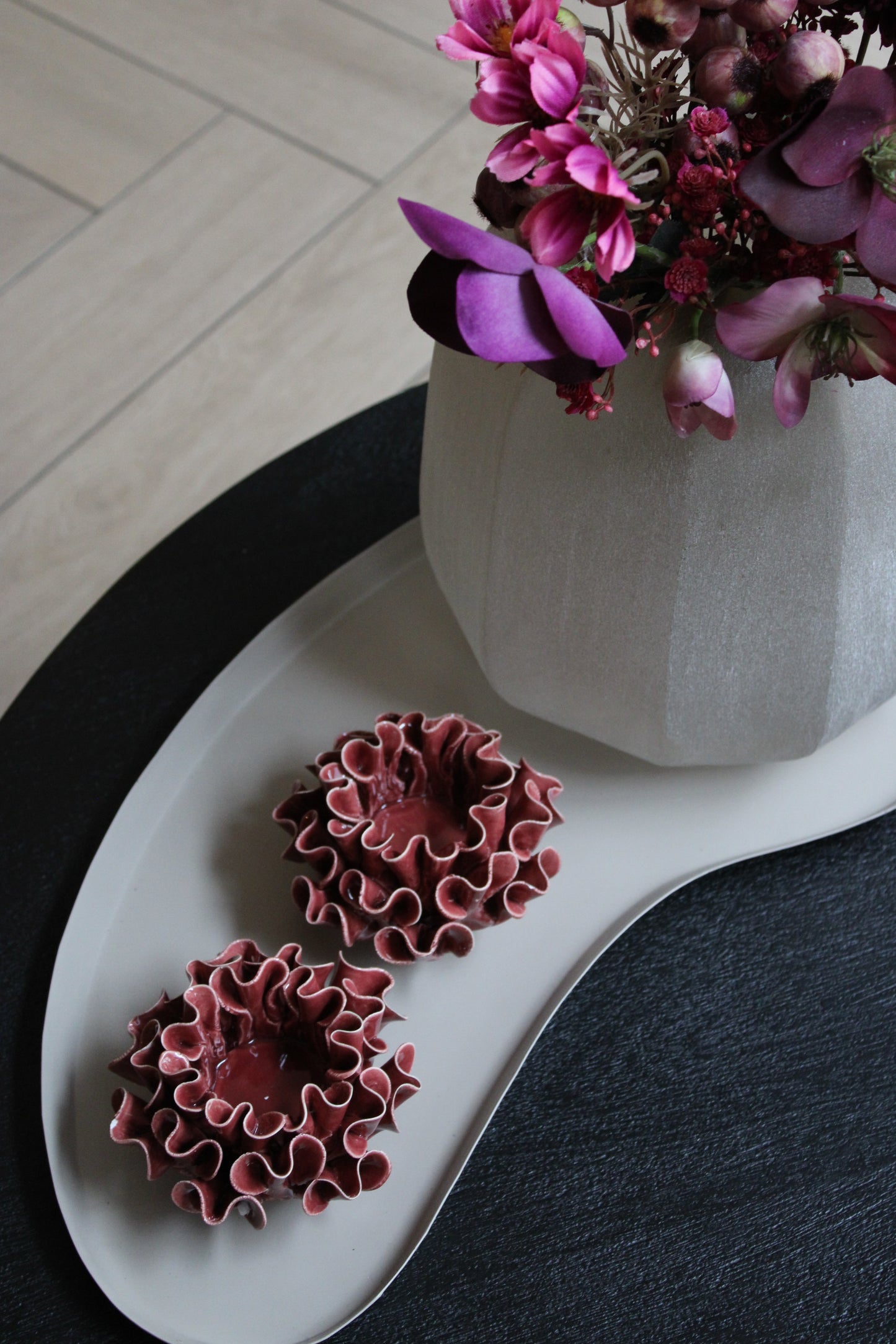 WAXINEHOUDER | SPORES | BURGUNDY