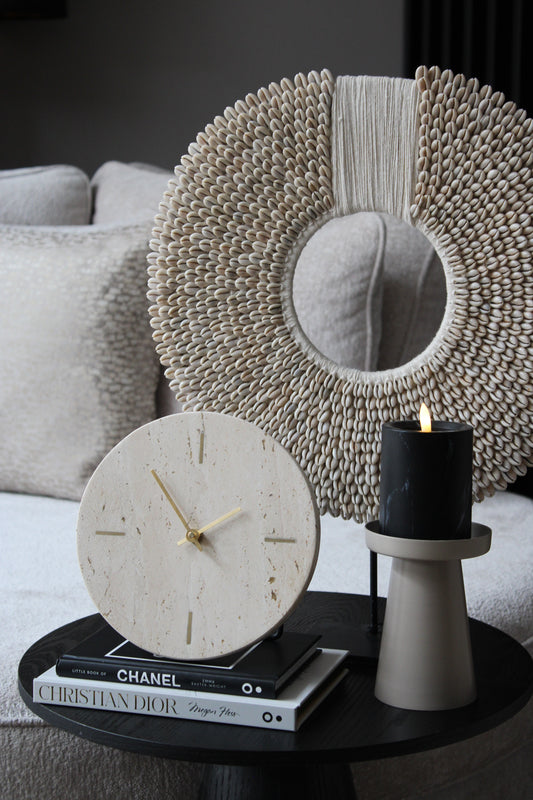 KLOK TRAVERTIN | LIGHT & LIVING | 20CM