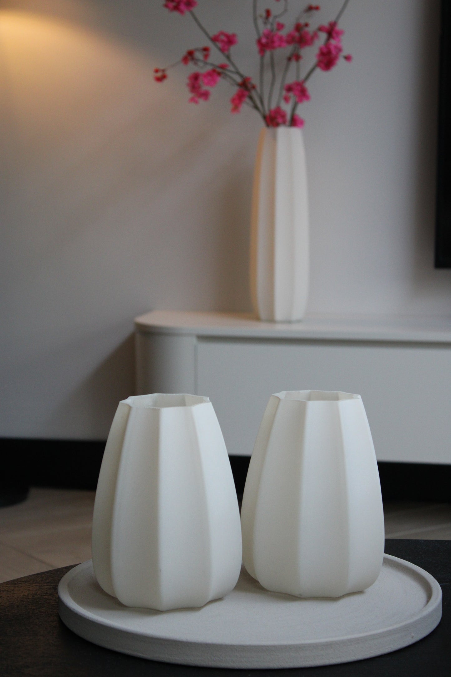 VAAS BEIGE | 44CM | GLAS