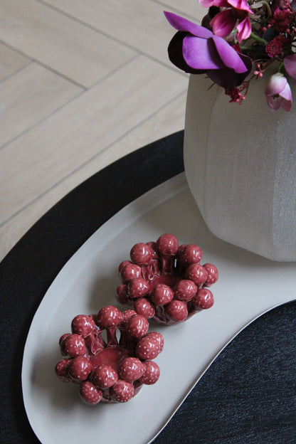 WAXINEHOUDER | PADDESTOEL | BURGUNDY