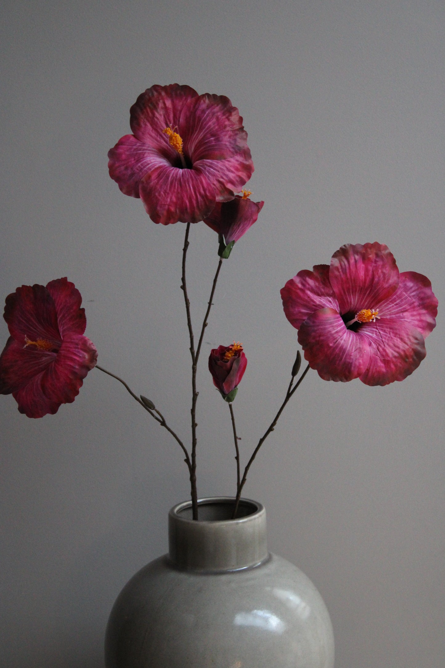 ZIJDEBLOEM | FUCHSIA | XL HIBISCUS