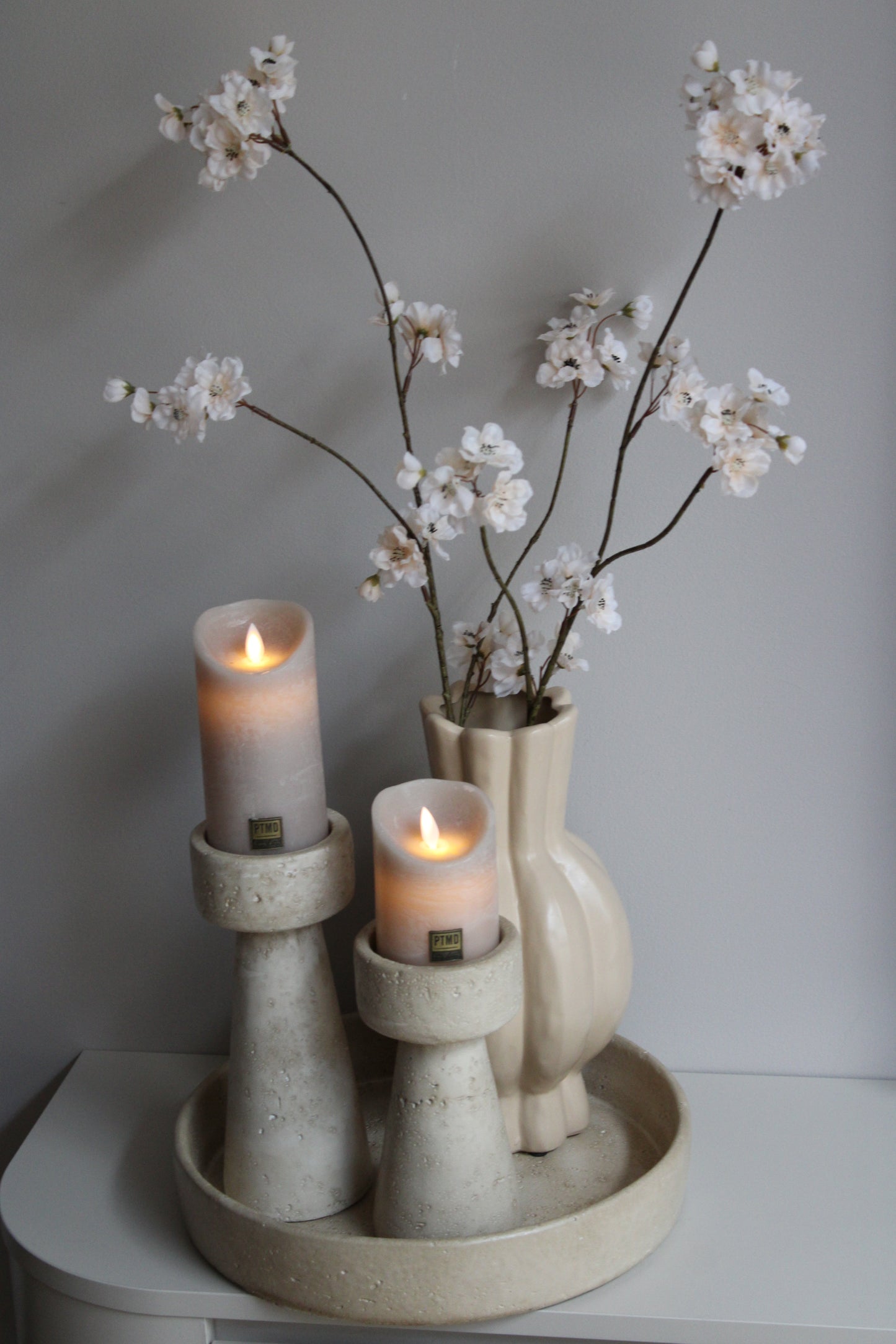 COMPLEET DIENBLAD | AARDEWERK | BEIGE
