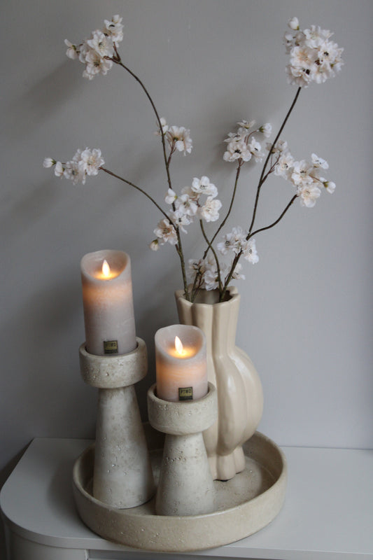 COMPLEET DIENBLAD | AARDEWERK | BEIGE