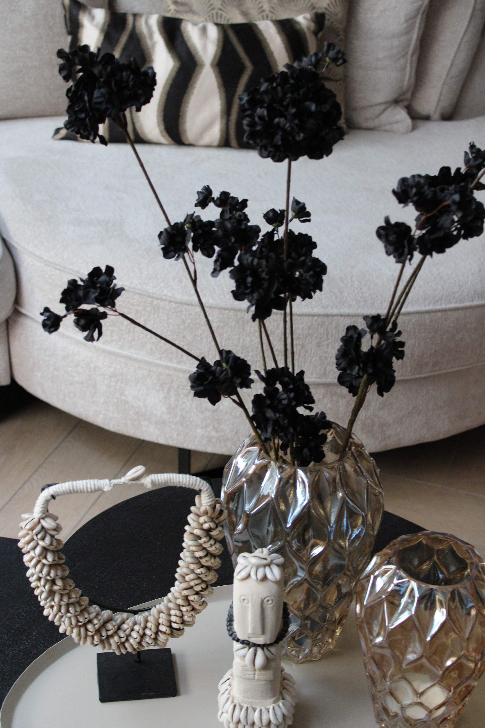 BLOESEMTAK | ZWART | 92CM