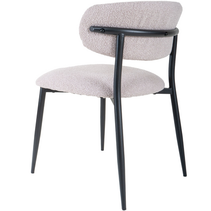 Eetkamerstoel Dion – Bouclé – Naturel