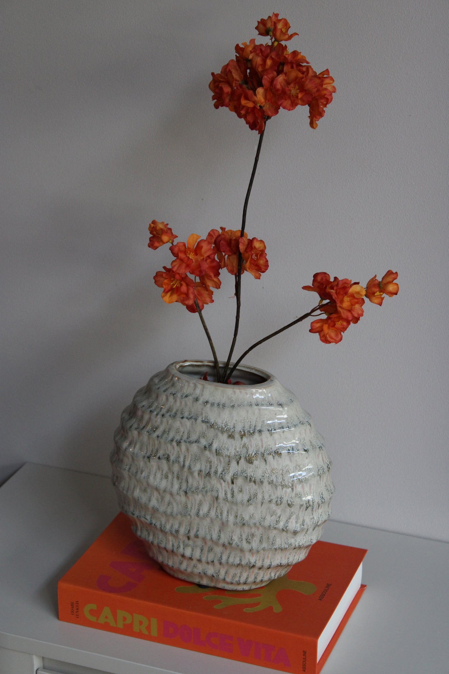INGA VAAS | SAND | 23X10X22 CM