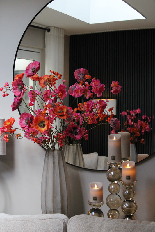ZIJDEBOEKET NOOR | FUCHSIA / ORANJE