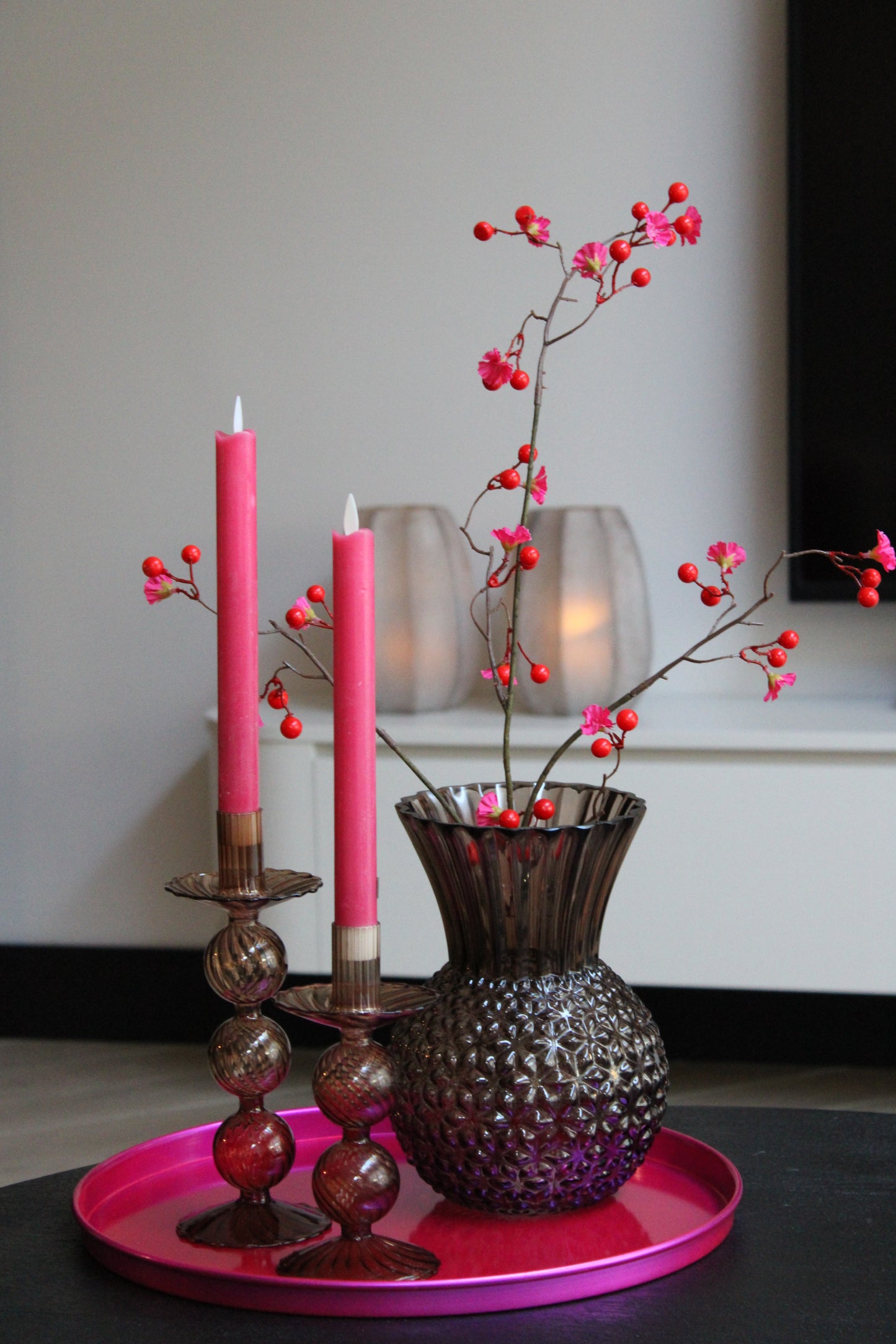 DIAMOND VAAS | 22CM | VERSCHILLENDE KLEUREN