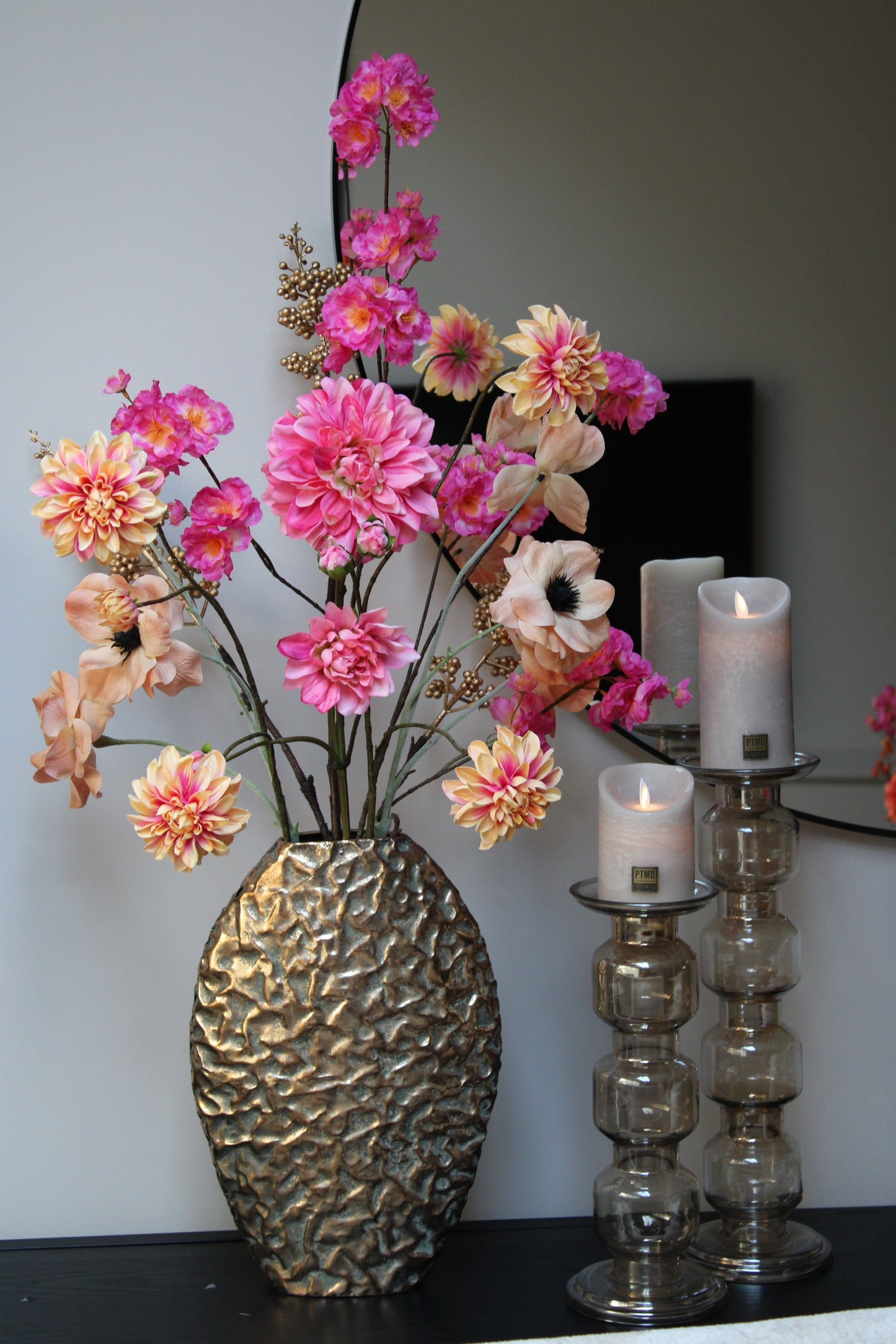 BOEKET PERFECT PEACH | PEACH/ FUCHSIA