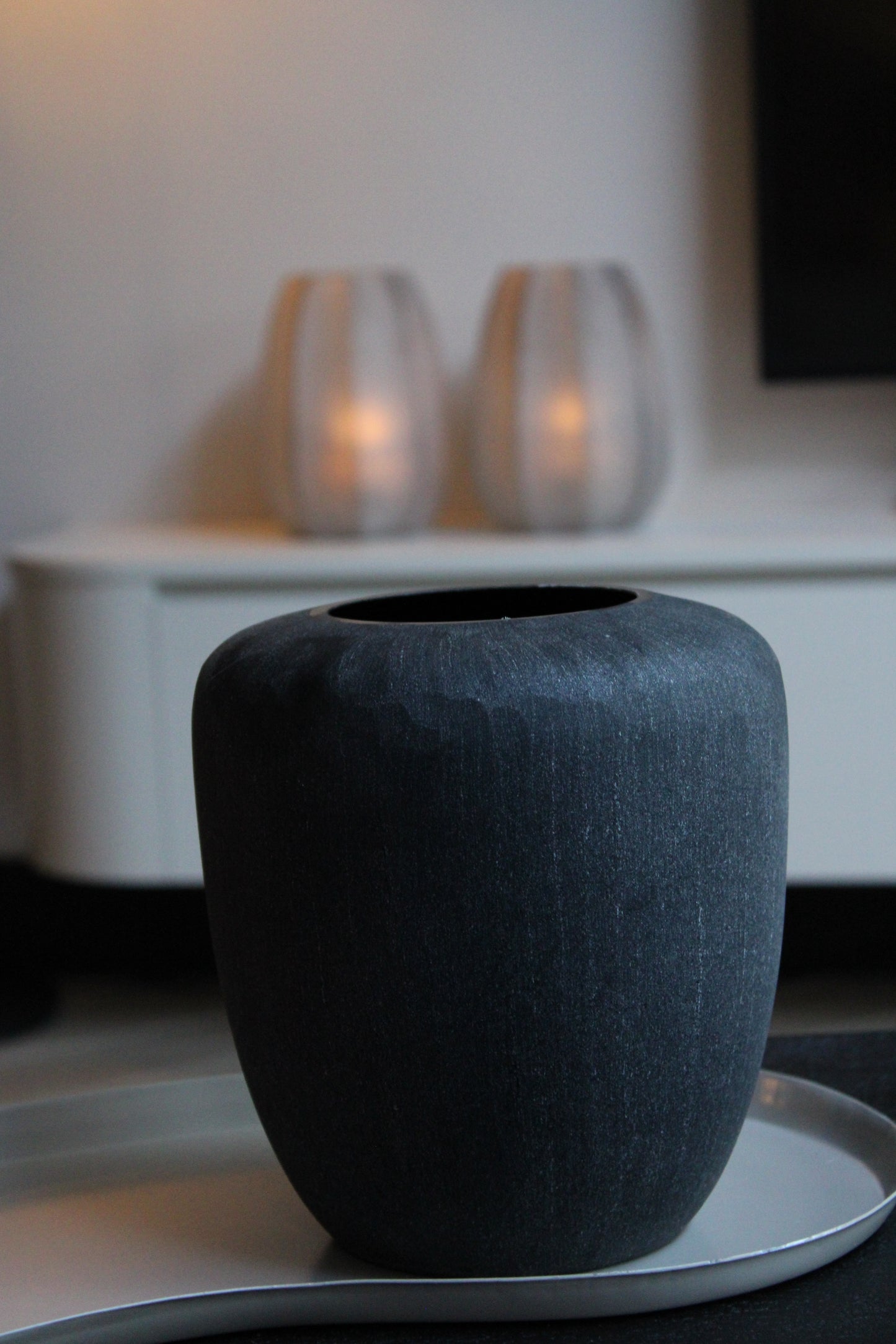 VAAS FROSTED | GLAS | ZWART