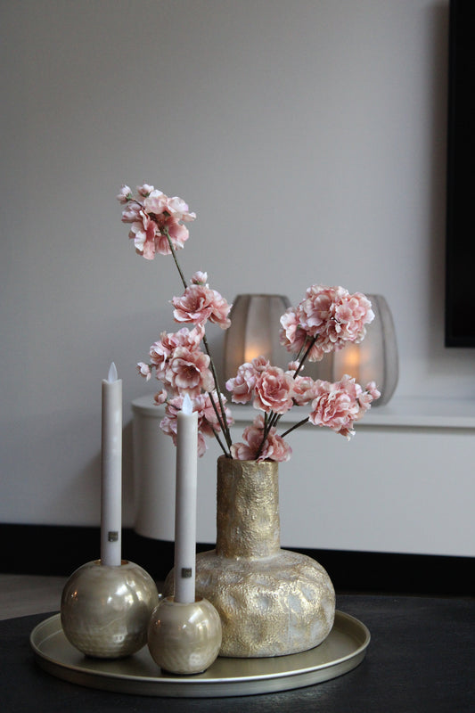 COMPLEET DIENBLAD | MAUVE | GOUD