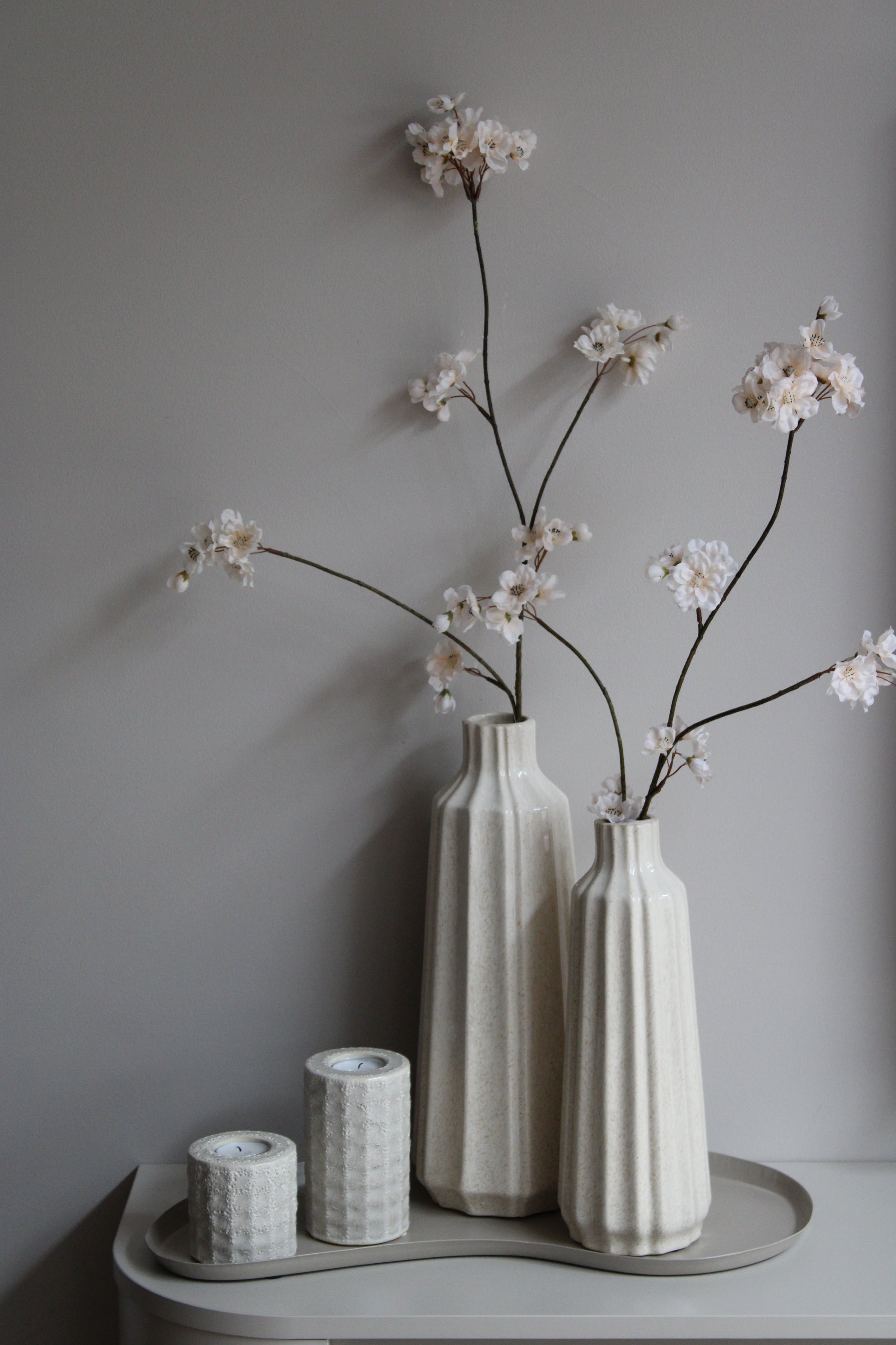 COMPLEET DIENBLAD | AARDEWERK | BEIGE