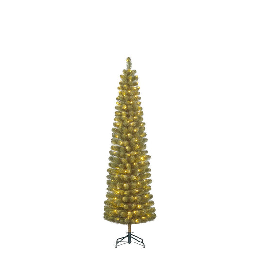 Charlton Kunstkerstboom met LED  - H185 x  Ø53 cm - Groen