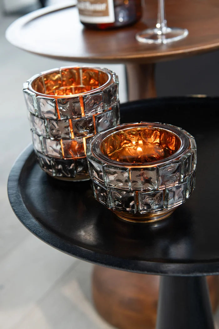 WAXINEHOUDER | MOZAÏEK | BRONS | 2 FORMATEN