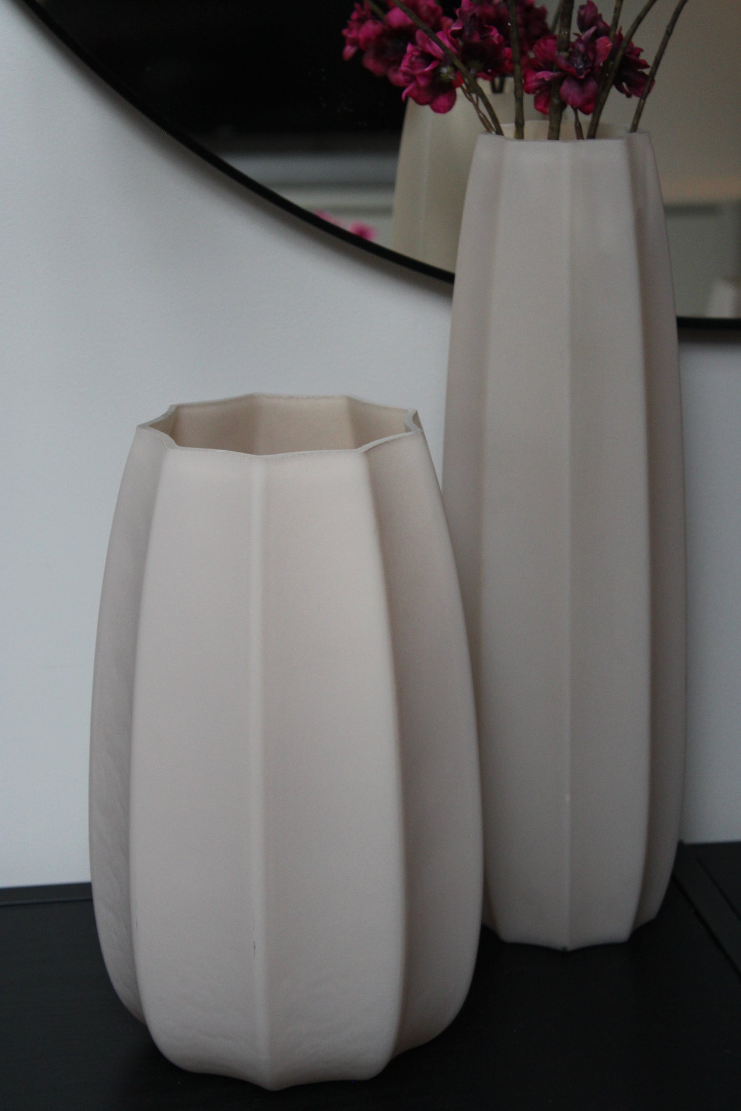 VAAS TAUPE | 33CM | GLAS