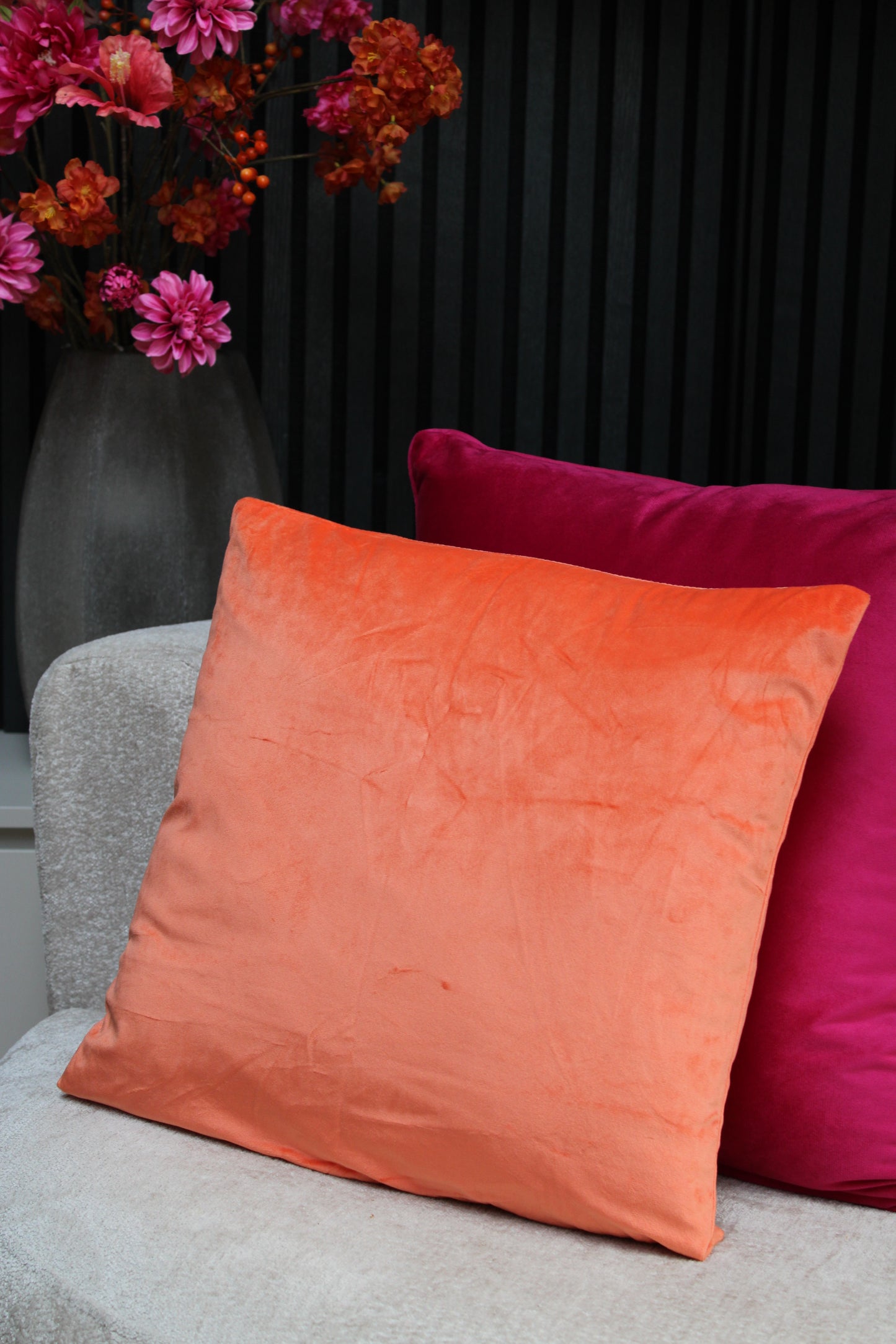 KUSSENHOES ORANJE | VELVET | 45X45CM