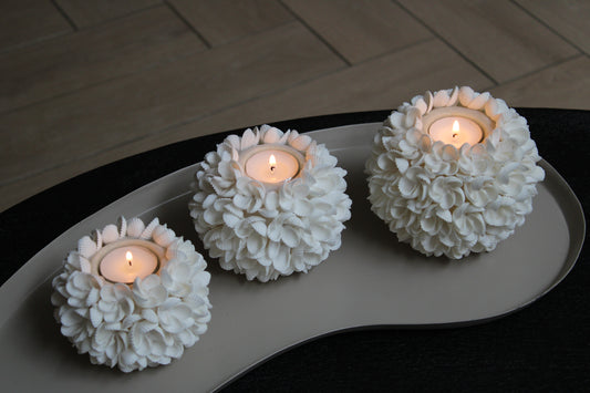 FLOWER KANDELAAR | SCHELP