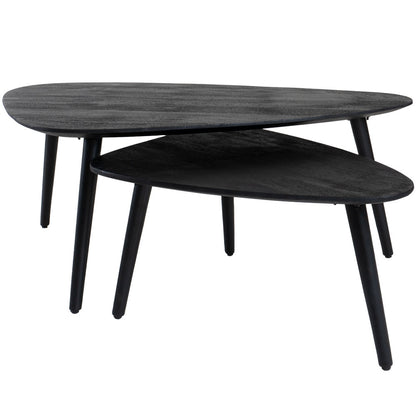 ORGANISCHE SALONTAFEL | JAMAL | SET VAN 2