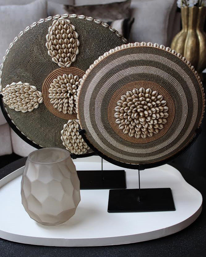 SCHELPENKETTING | ORNAMENT | OLIJFGROEN