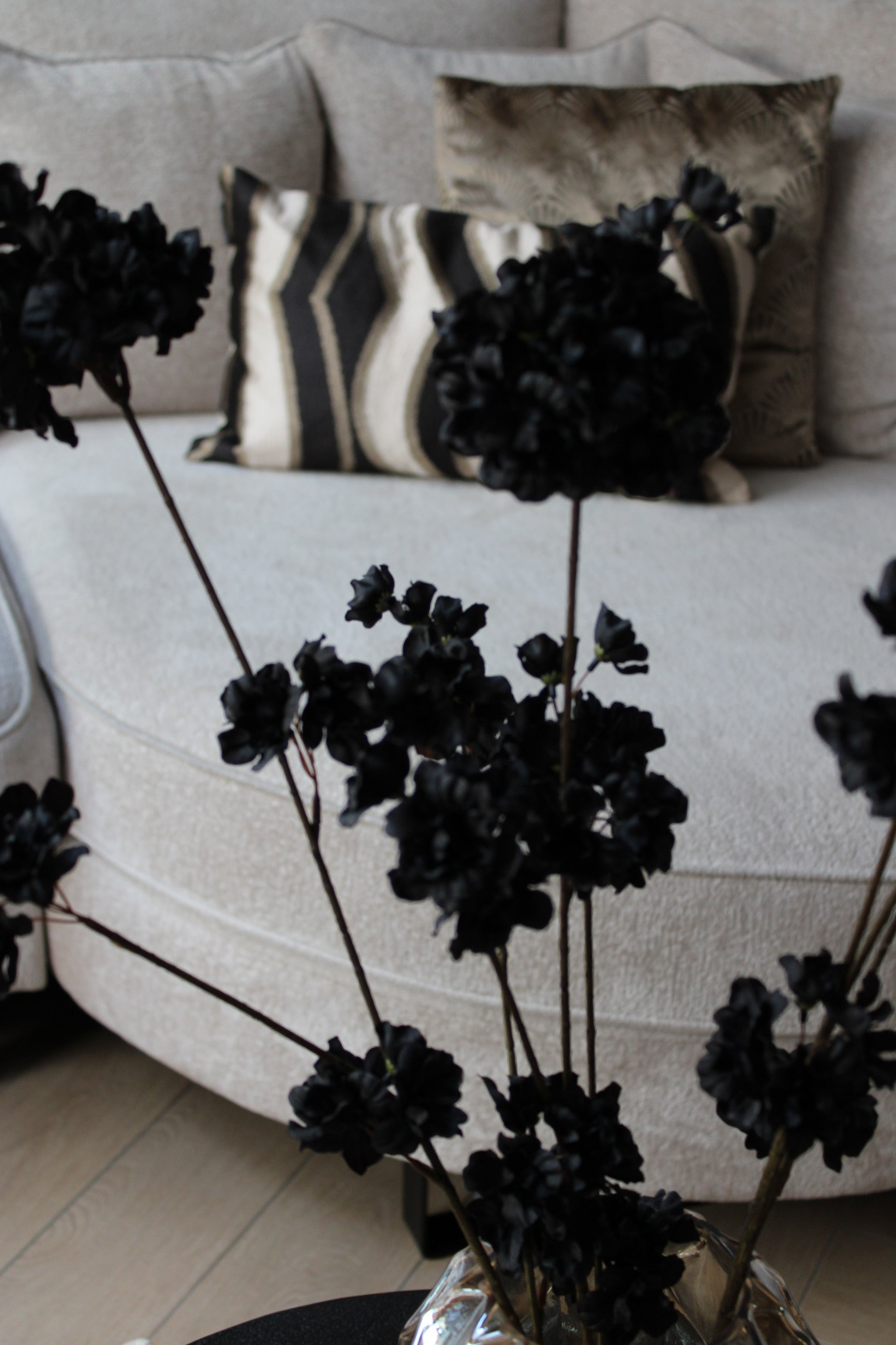 BLOESEMTAK | ZWART | 92CM