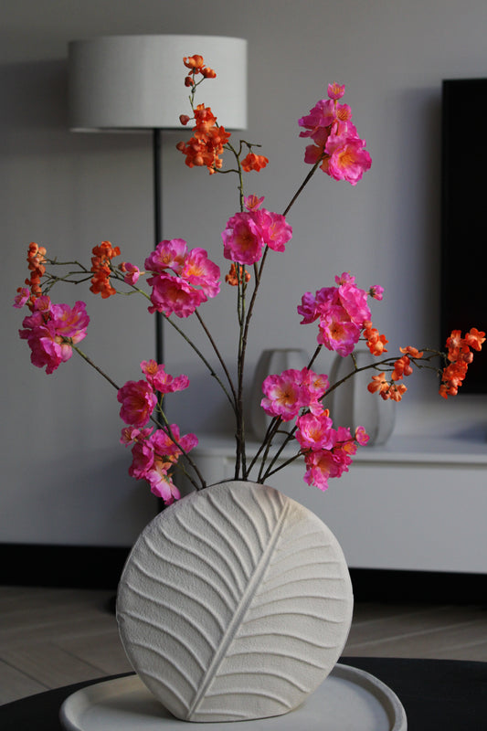 VAAS LEAF | BEIGE | INCL BOEKET