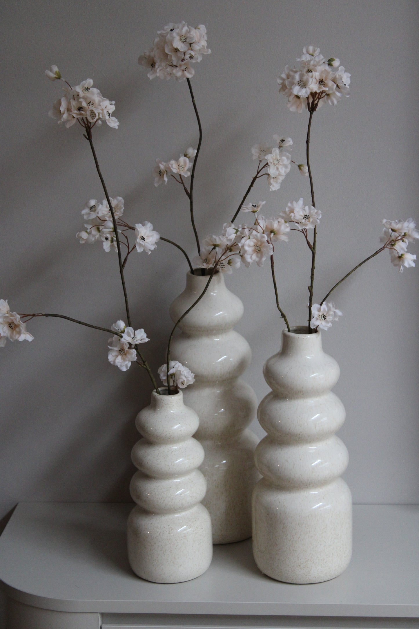 AARDEWERK VAZEN | BUBBLE | BEIGE