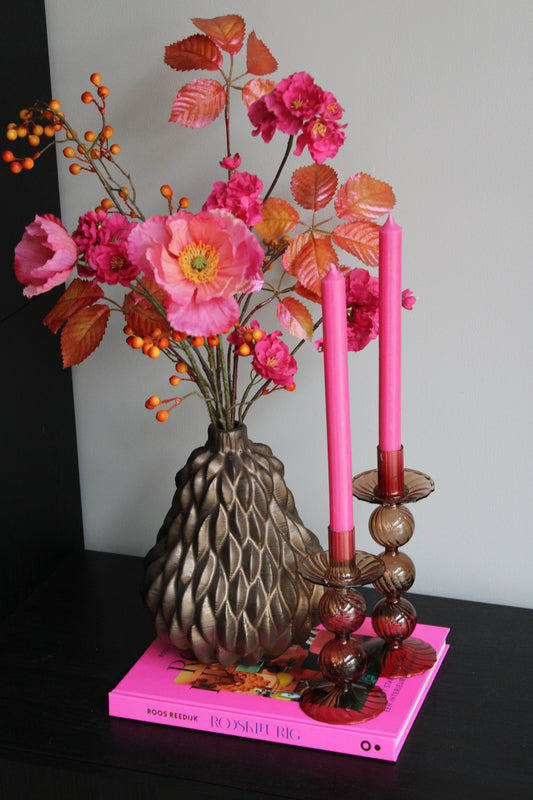 LIGHT & LIVING VAAS | INCL BOEKET