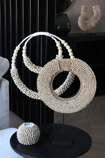 SCHELPENKETTING DUBBEL | ORNAMENT | NATUREL