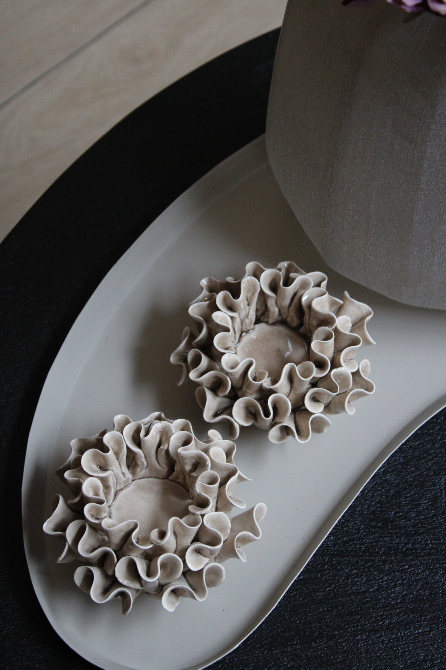 WAXINEHOUDER | SPORES | BEIGE