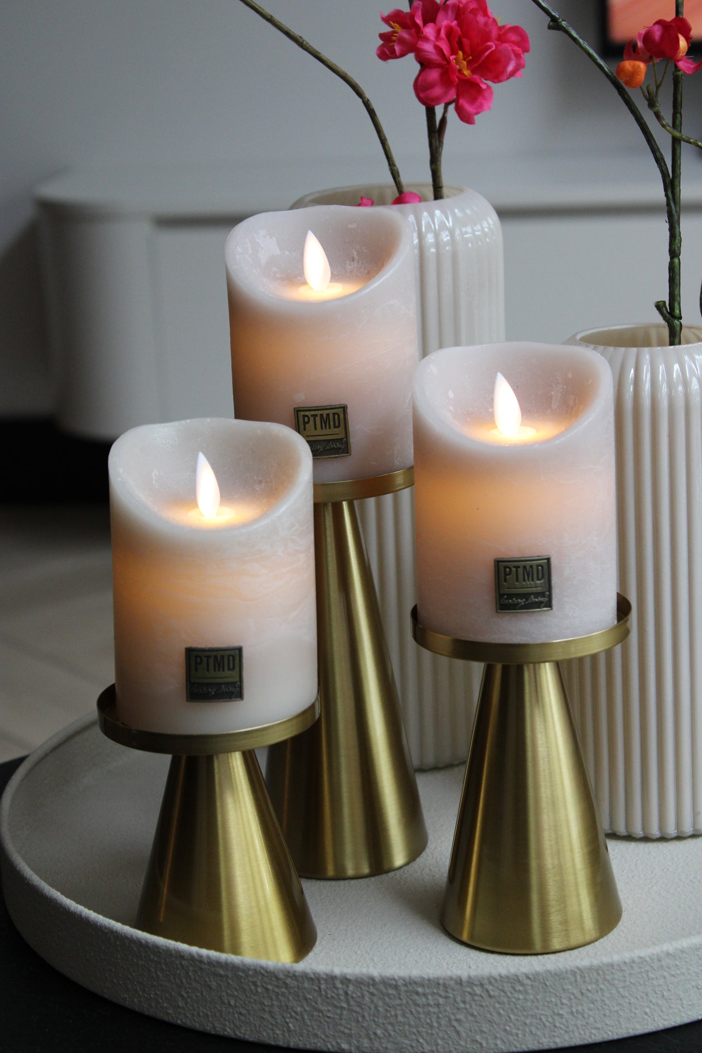 KANDELAAR GOUD | SET VAN 3