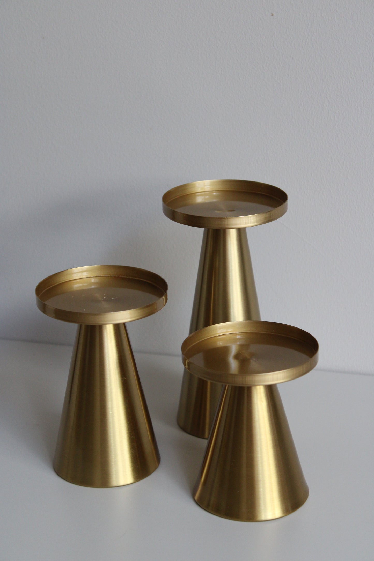 KANDELAAR GOUD | SET VAN 3