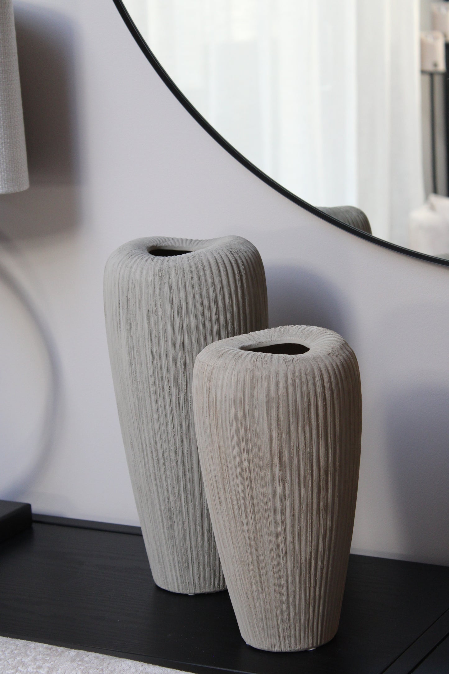 PTMD ZINET LIJN VAAS | CREAM