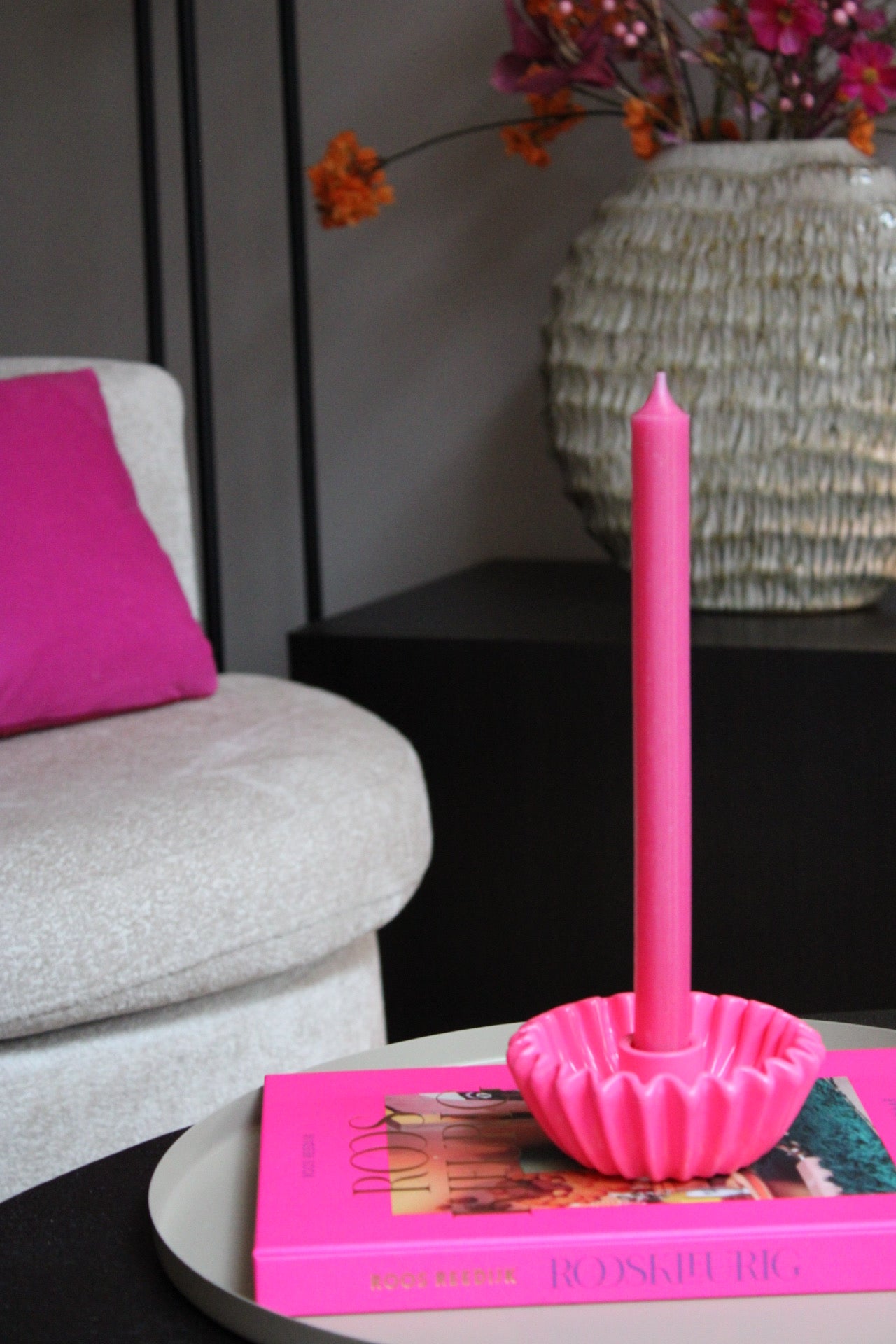 DINERKAARS | FUCHSIA | SET VAN 2