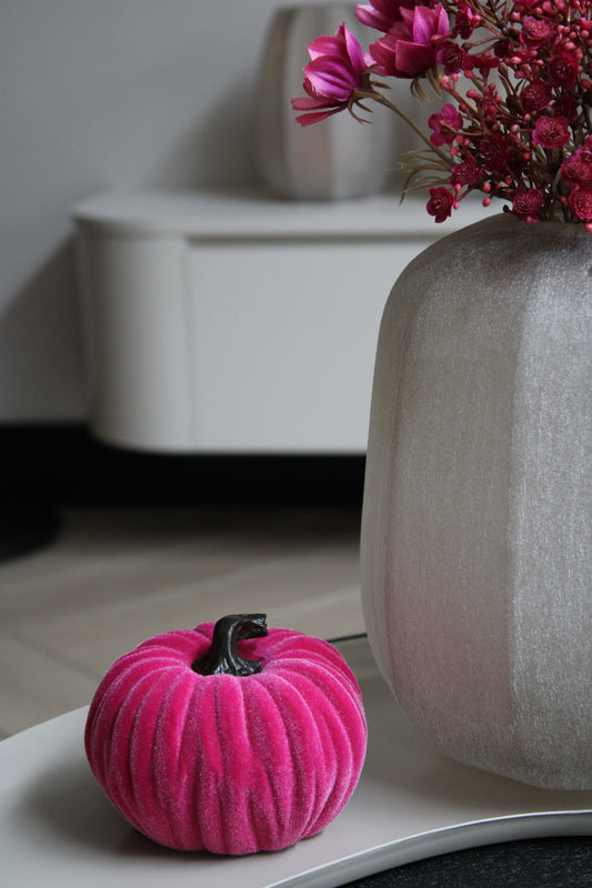 STENEN POMPOEN | VELVET | FUCHSIA