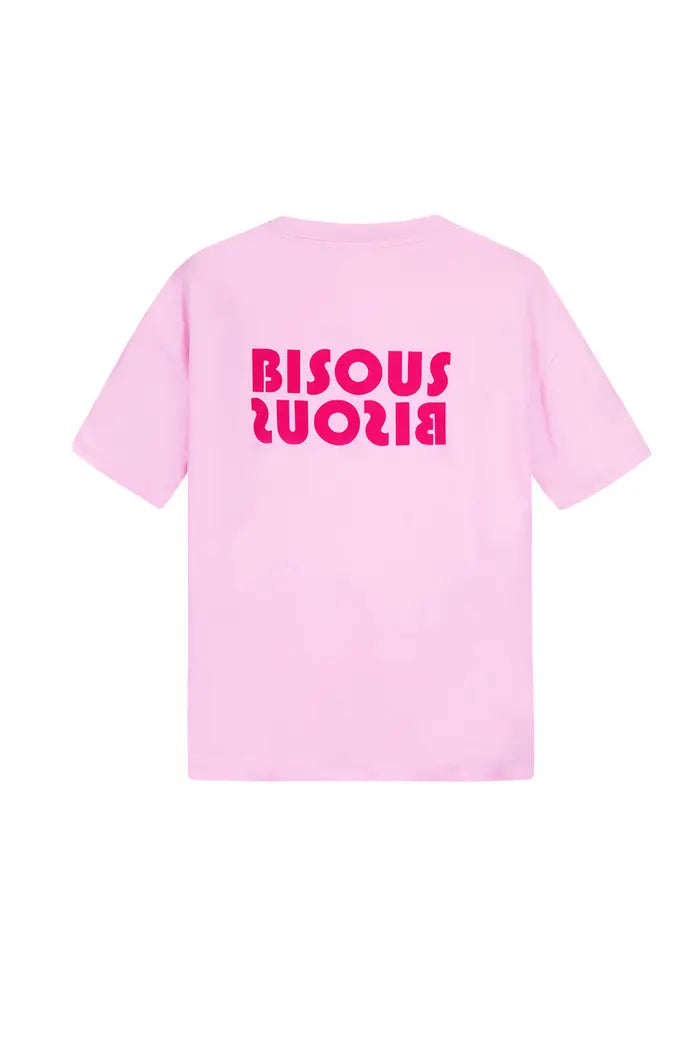 Bisous Short sleeve top - Pink