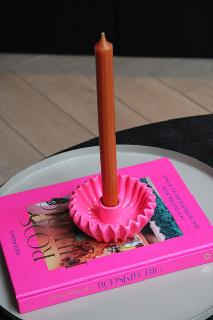 KANDELAAR | RIBBEL | FUCHSIA