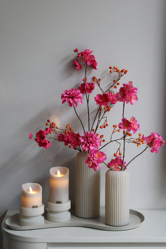 NORA VAZEN | BEIGE | INCL BLOEMEN